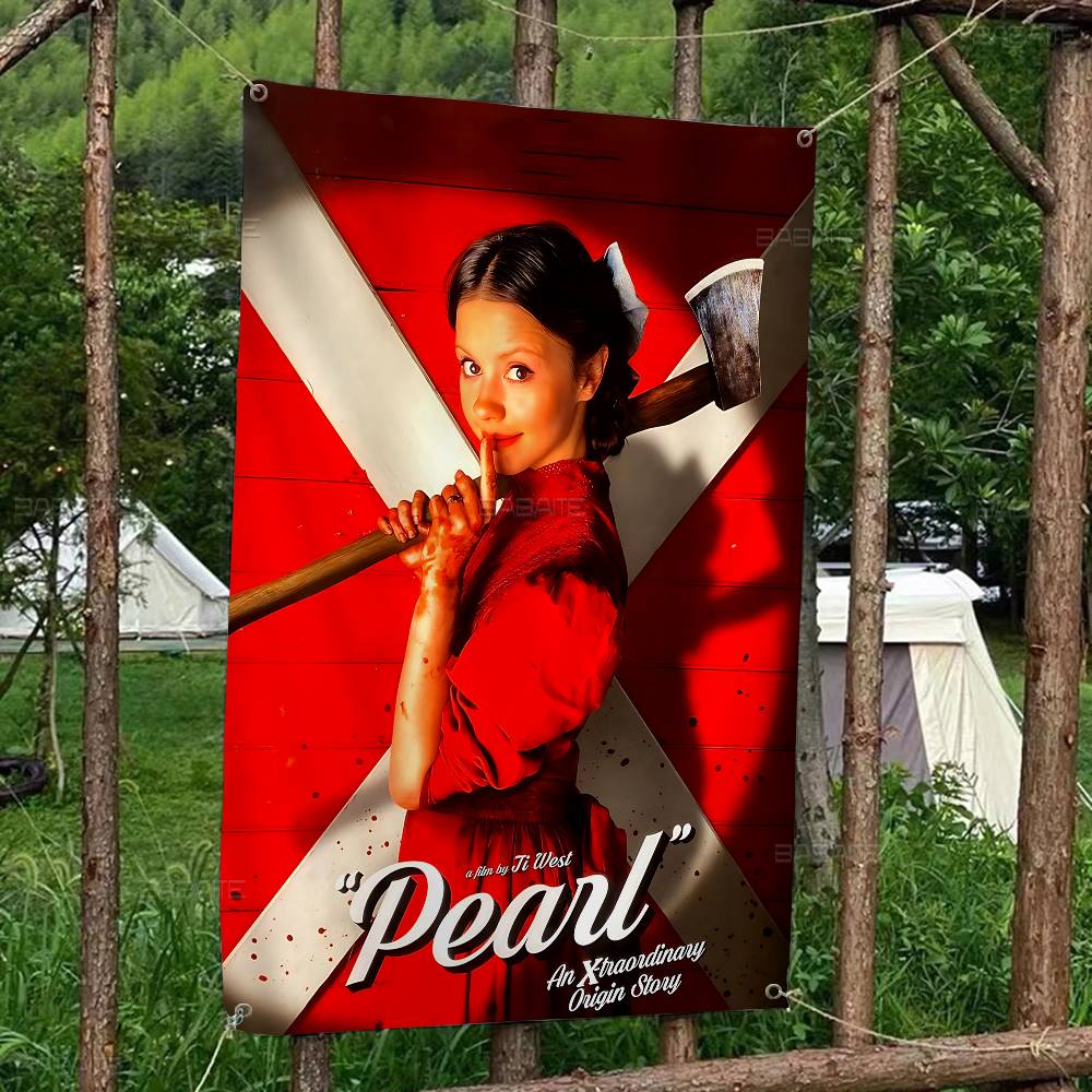 Commercial Printing Companies Usa - พี-เพิร์ลส์ ฮอร์รอร์ มูฟว์ ธงโฆษณาเชิงพาณิชย์พิมพ์คุณภาพสูง แบนเนอร์สำหรับงานปาร์ตี้