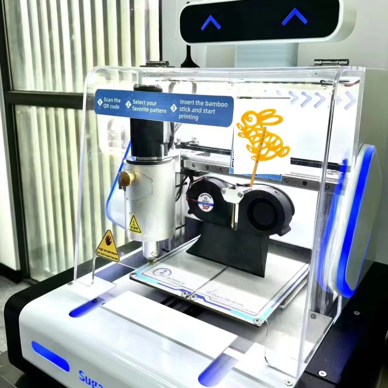 Commercial Printer - โรงงานผลิตเครื่องพิมพ์อาหาร AI ระดับไฮเทค สำหรับงานพิมพ์น้ำตาล ขนมหวาน บริการปรับแต่งตามความต้องการ