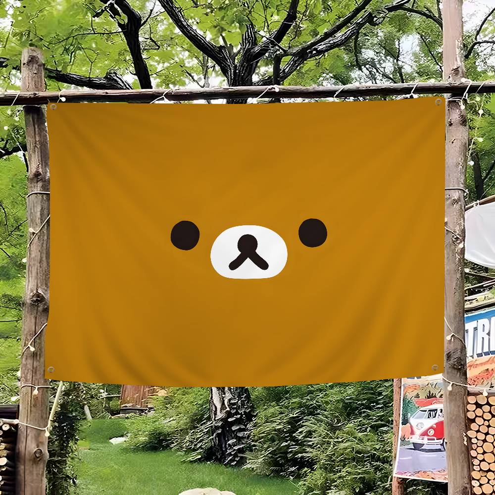 Commercial Printing Companies Usa - R-Rilakkuma Mellow-Comfy ธงโฆษณาเชิงพาณิชย์พิมพ์ลายขั้นสูง แบนเนอร์สำหรับงานปาร์ตี้