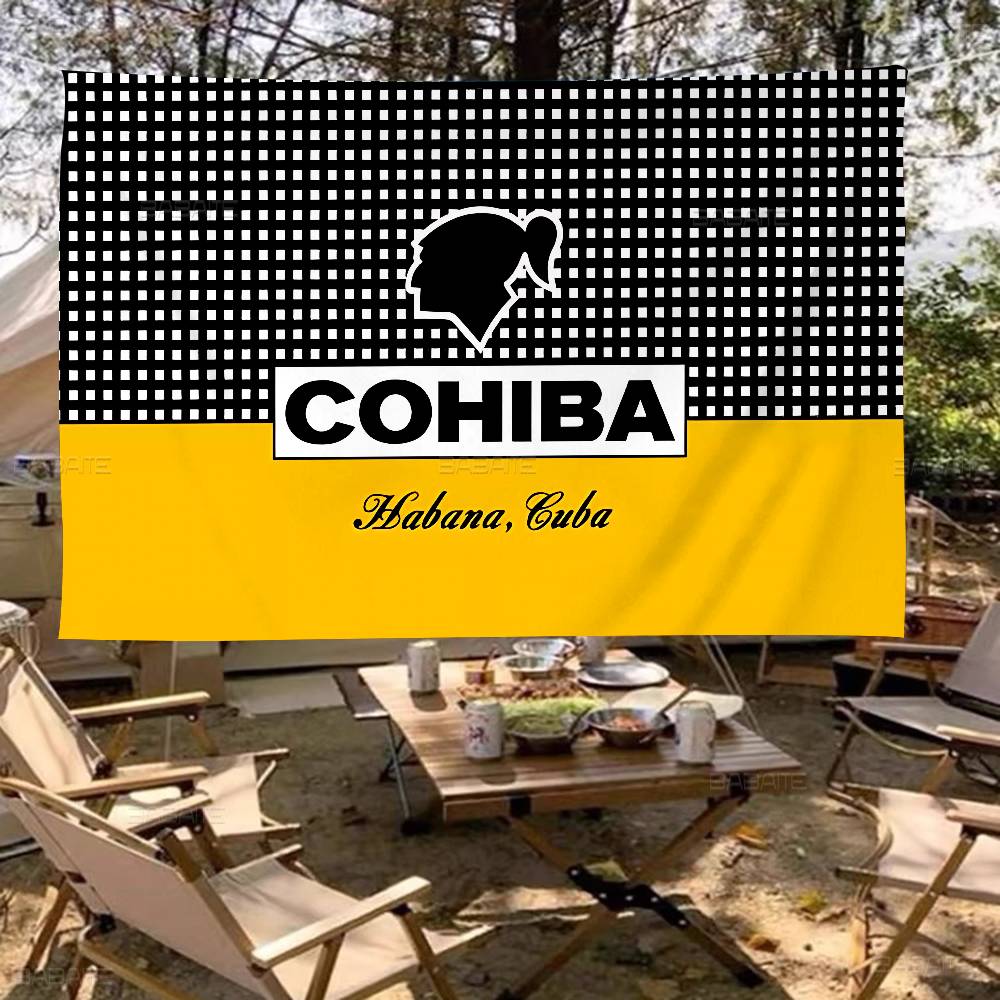 Commercial Printing Companies Usa - ธงโฆษณาเชิงพาณิชย์พิมพ์ลายขั้นสูงสำหรับบุหรี่ C-Cohibas ธงปาร์ตี้บริษัท