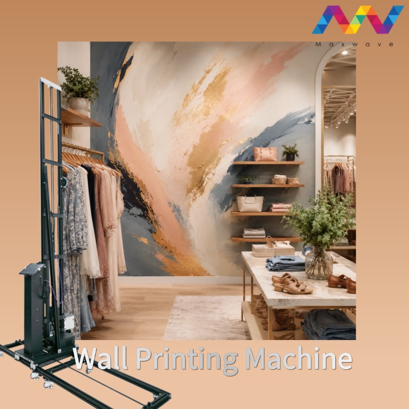 Commercial Printer - เครื่องพิมพ์ผนังแบบพกพา 5 หัวพิมพ์ 2880DPI เครื่องพิมพ์ UV