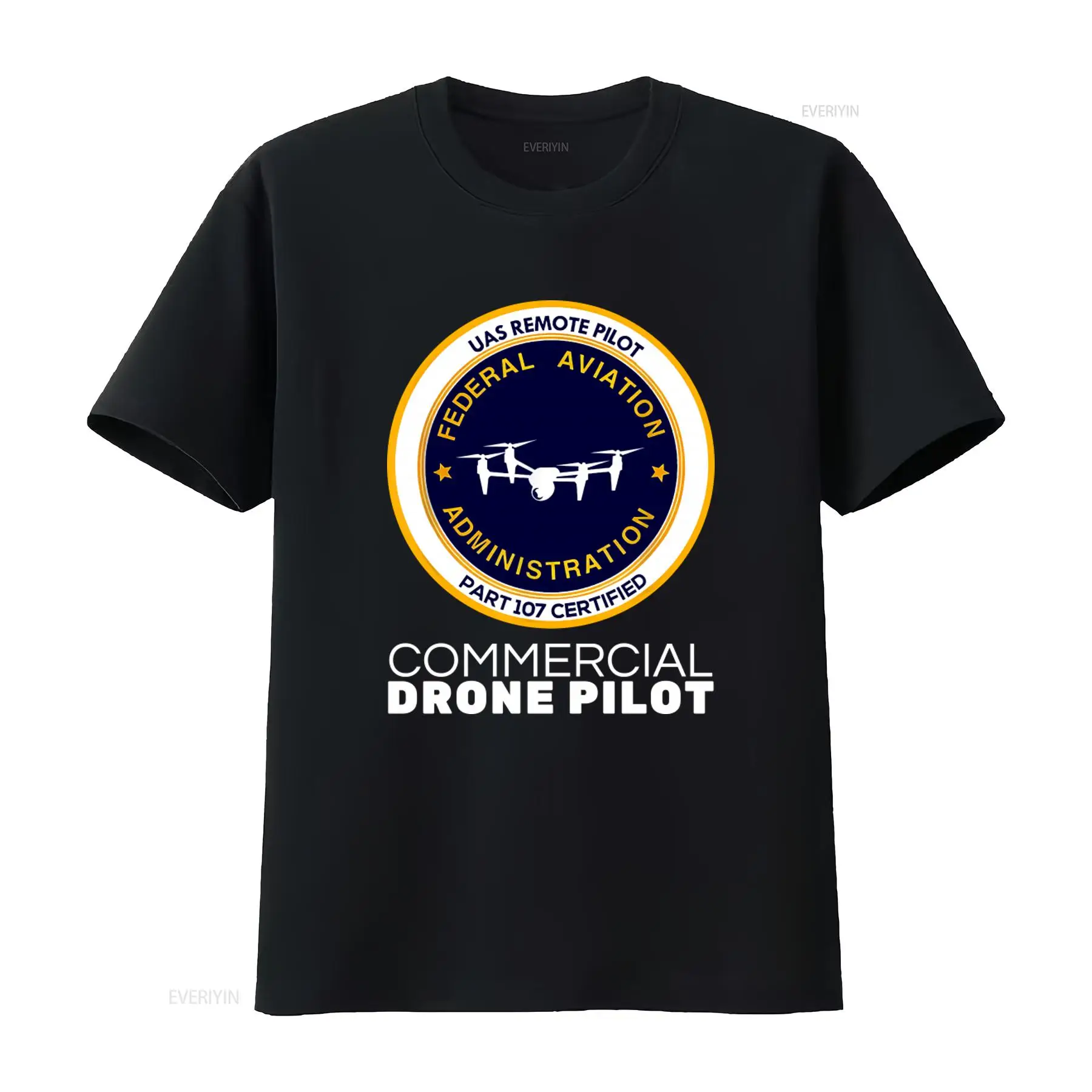 Commercial Printing & Packaging Pvt Ltd - เสื้อยืด Uas Remote Pilot Part 107