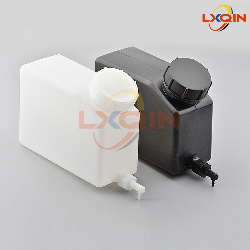 Eco Solvent Ink Cartridge - LXQIN 4 ชิ้น 1500 มล. แทงค์หมึกพร้อมช่องจ่ายเดี่ยว/คู่