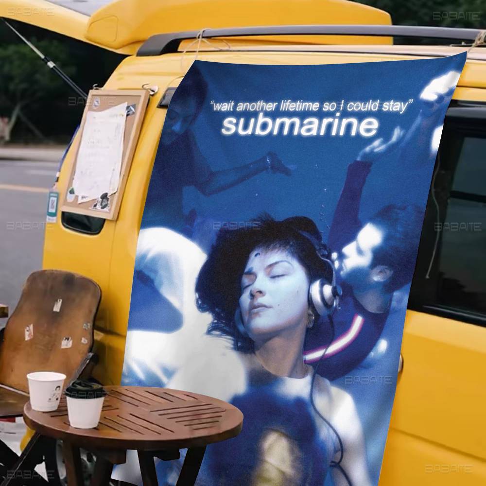 Commercial Printing Companies Usa - ธงปาร์ตี้ของบริษัท THE M-MARIAS S-SUBMARINE สำหรับงานพิมพ์ขั้นสูง โฆษณาเชิงพาณิชย์