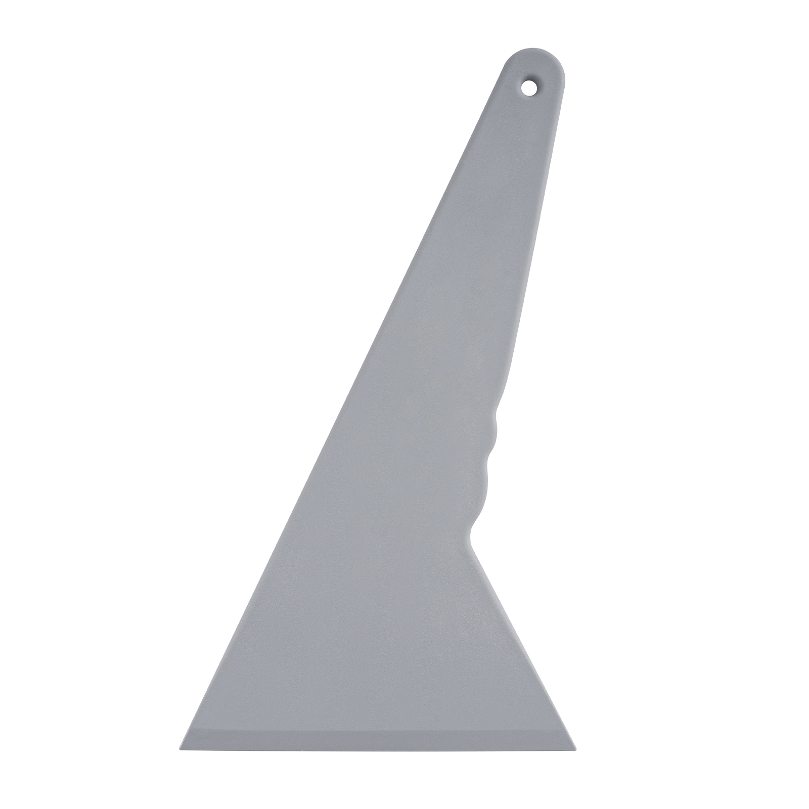Screen Printing Squeegee - ที่ขูดฟิล์มติดกระจกรถยนต์รูปสามเหลี่ยม ด้ามจับพลาสติกสีเทา สำหรับติดฟิล์มกรองแสง ติดสติ๊กเกอร์ไวนิล พร้อมอุปกรณ์เสริมสำหรับติดตั้ง