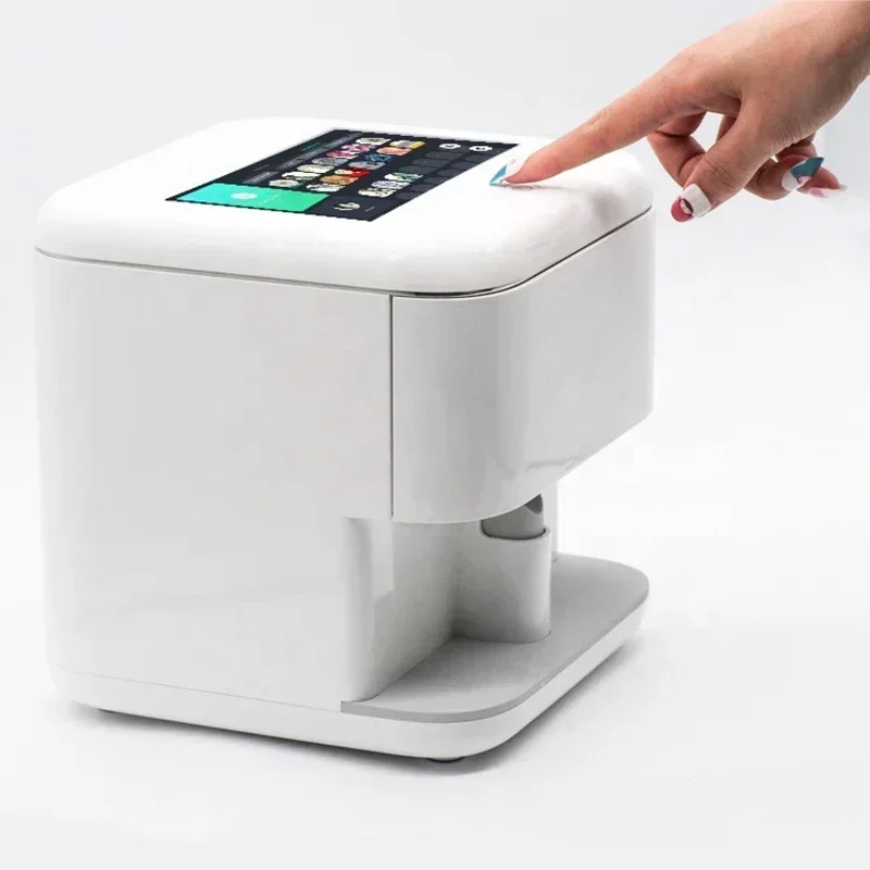 Commercial Nail Printing Machine - เครื่องพิมพ์ลายเล็บดิจิตอลอัจฉริยะแบบพกพา TTTT หน้าจอสัมผัส 3 มิติ เครื่องพิมพ์ลายเล็บมือถือพร้อม