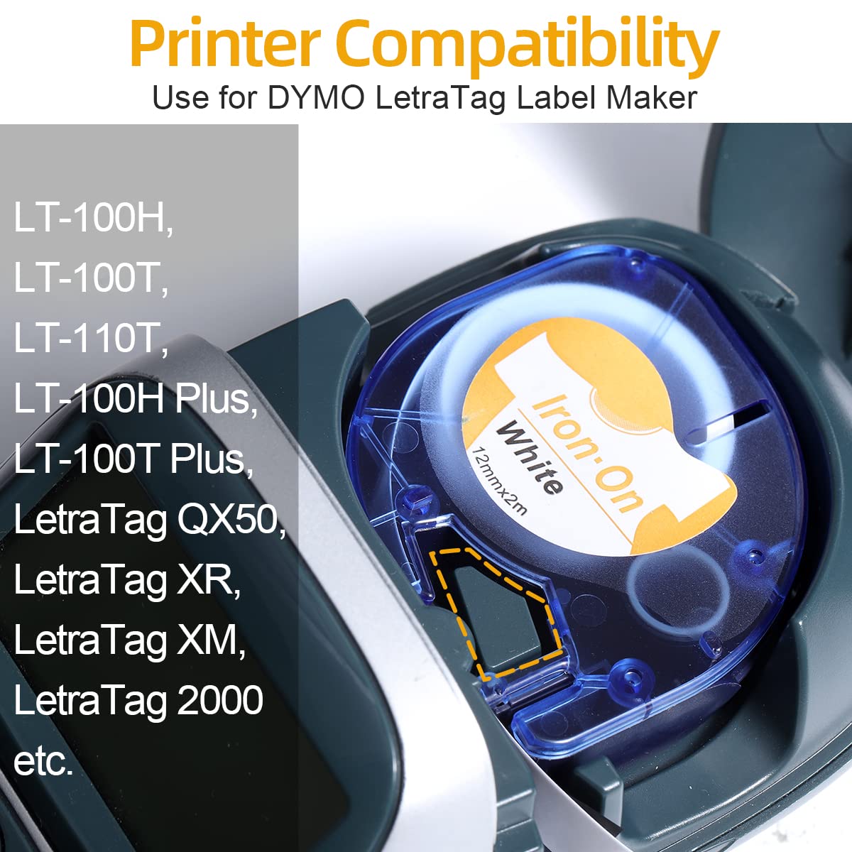 DYMO letratag ป้ายผ้า18771สีดำ - Commercial Fabric Printing Machine บทวิจารณ์และราคา