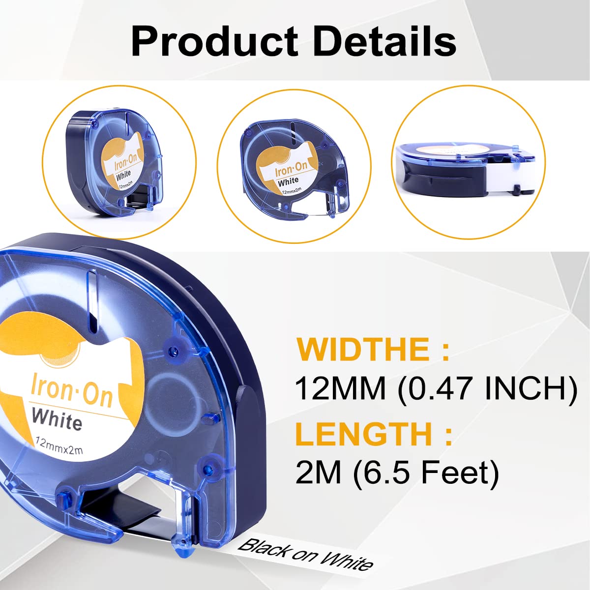 DYMO letratag ป้ายผ้า18771สีดำ - Commercial Fabric Printing Machine บทวิจารณ์และราคา