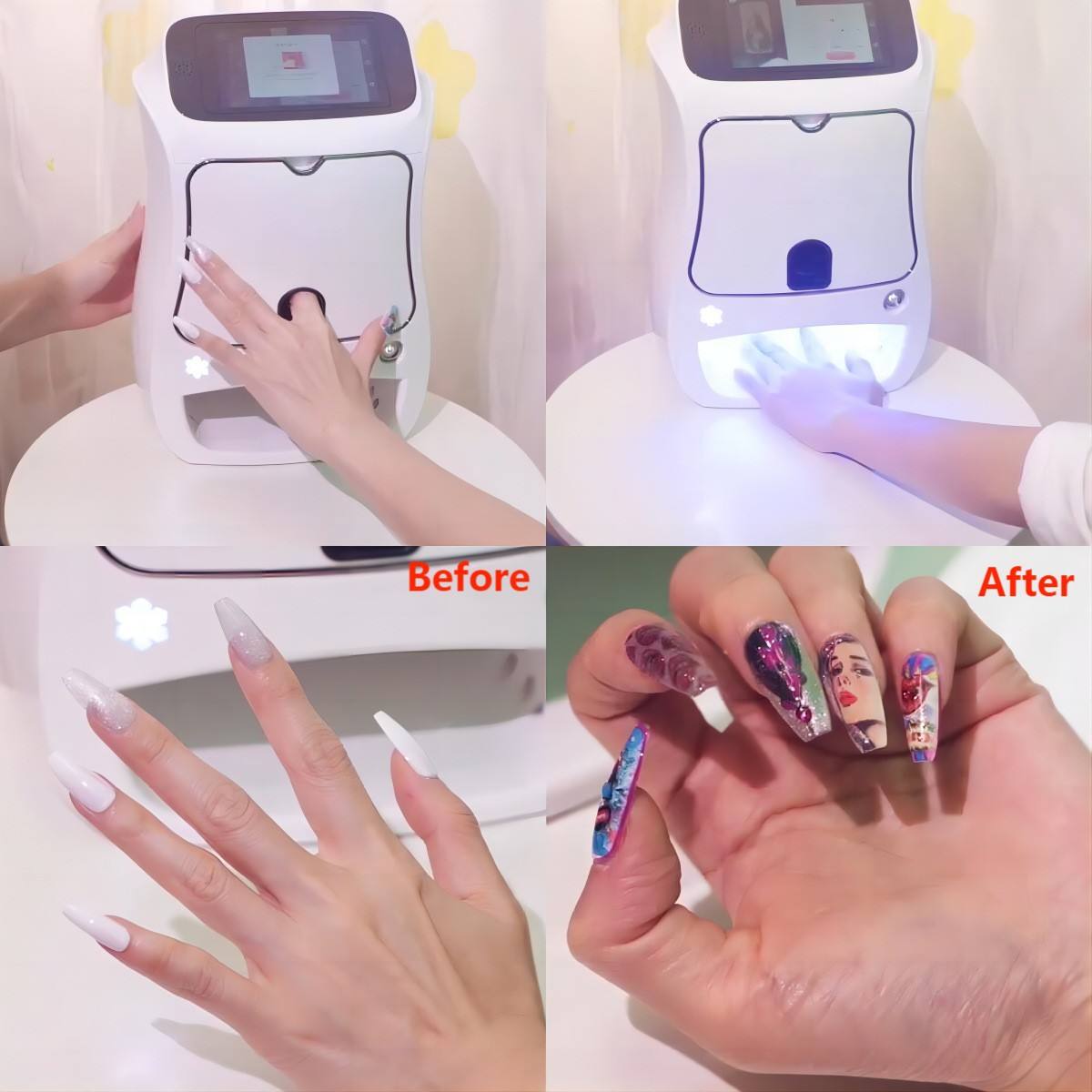 เครื่องพิมพ์เล็บดิจิตอล DIY อั - Commercial Nail Printing Machine บทวิจารณ์และราคา