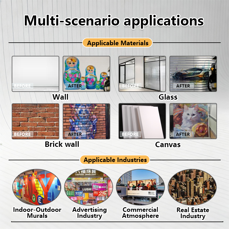 เครื่องพิมพ์ผนังแบบพกพา 5 หัวพ - Commercial Printer บทวิจารณ์และราคา