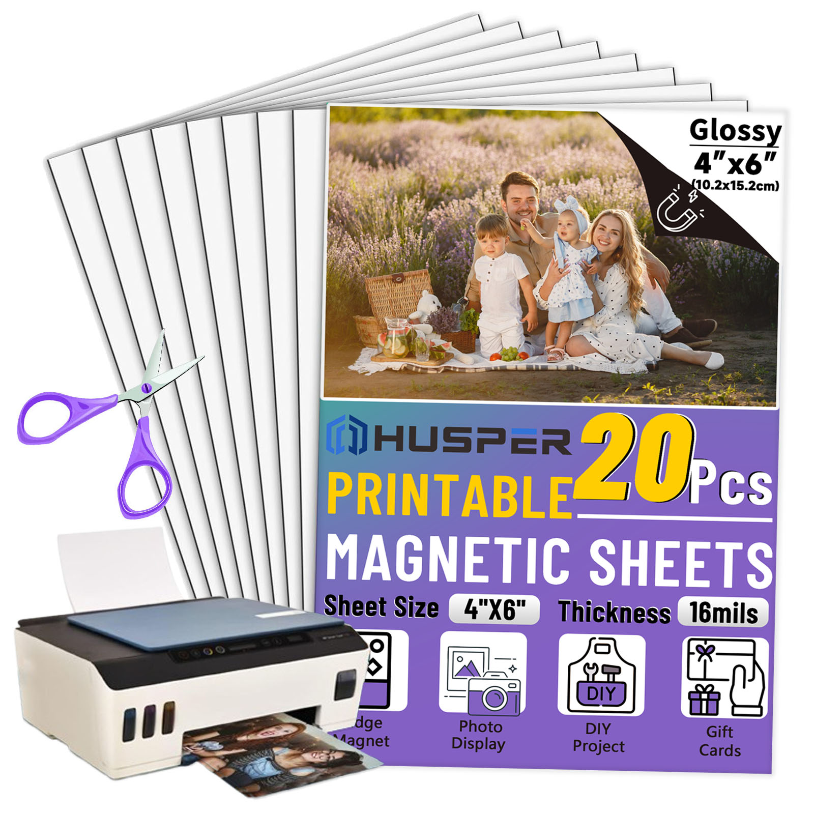 แผ่นแม่เหล็กเคลือบเงาแบบพิมพ์ไ - Commercial Printing Paper บทวิจารณ์และราคา