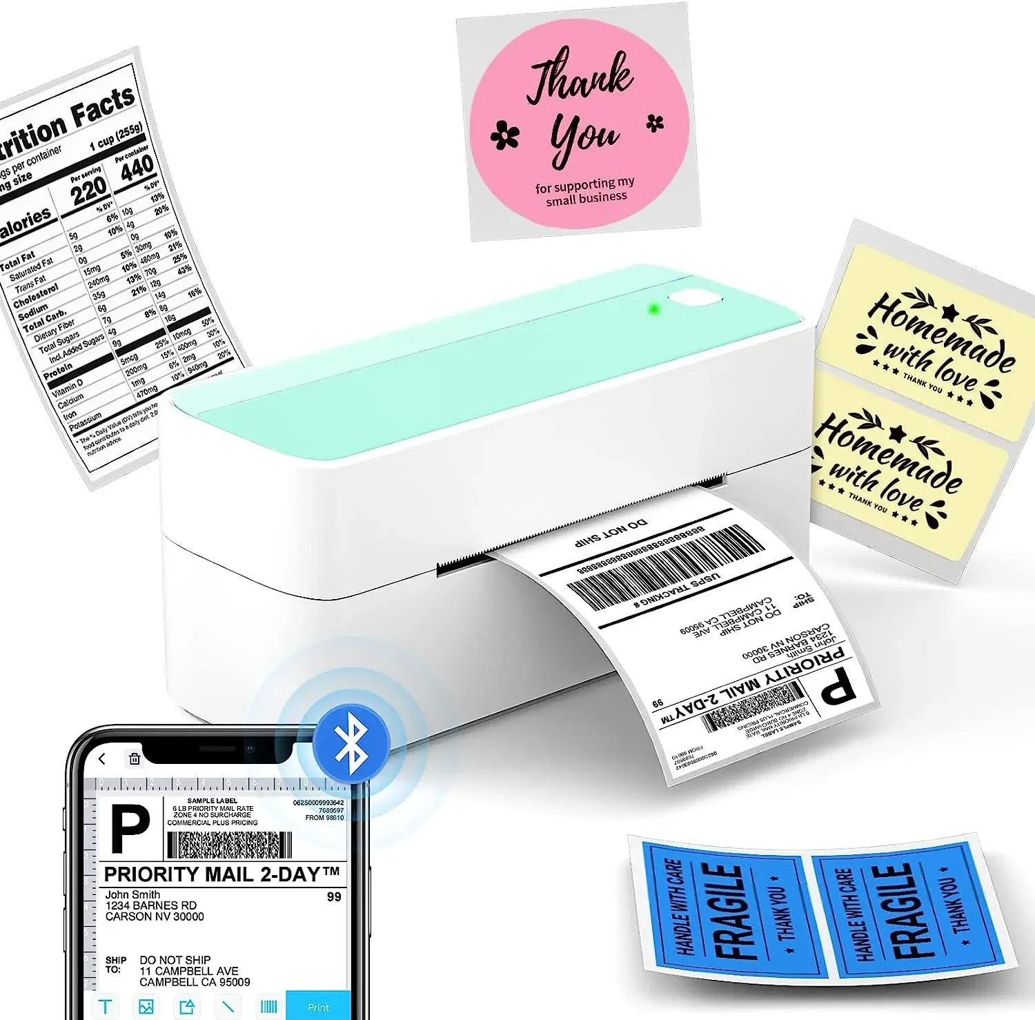 กระดาษม้วนสำหรับเครื่องพิมพ์ฉล - Commercial Printer บทวิจารณ์และราคา