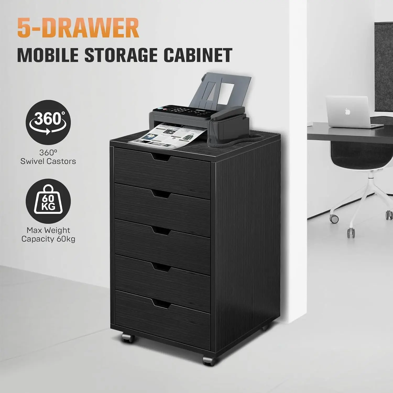 ตู้เก็บเอกสาร 5 ลิ้นชัก แบบเคล - Commercial Printer บทวิจารณ์และราคา