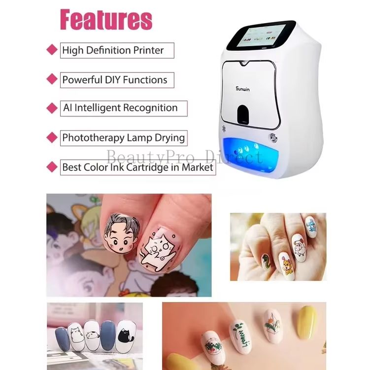 เครื่องพิมพ์เล็บคุณภาพสูงราคาป - Commercial Nail Printing Machine บทวิจารณ์และราคา