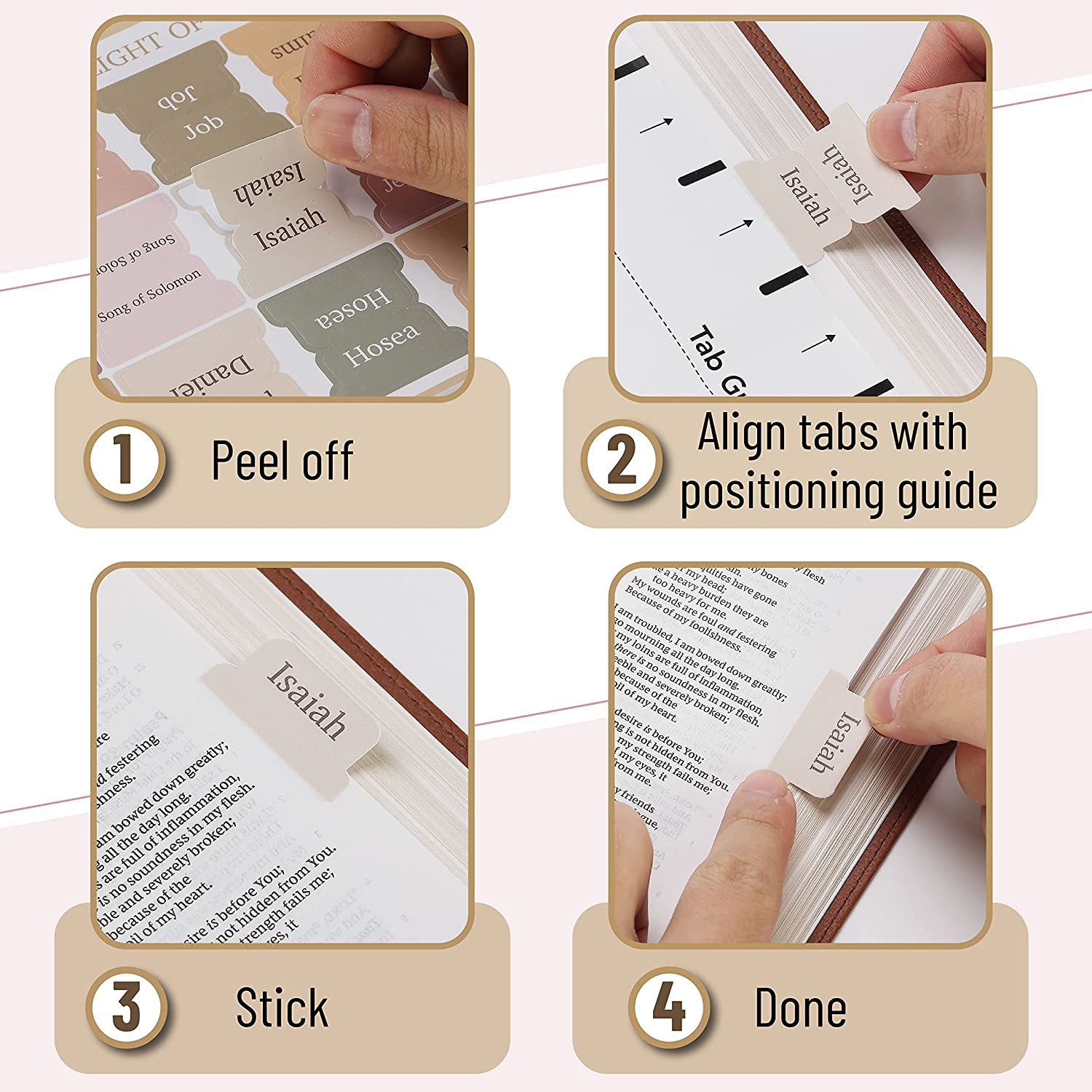 แท็บหนังสือพระคัมภีร์5แผ่นป้าย - Commercial Printing Paper บทวิจารณ์และราคา