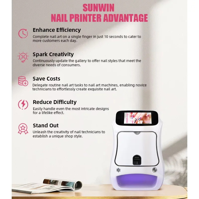 2026 เครื่องพิมพ์ลวดลายเล็บ 3D - Commercial Nail Printing Machine บทวิจารณ์และราคา