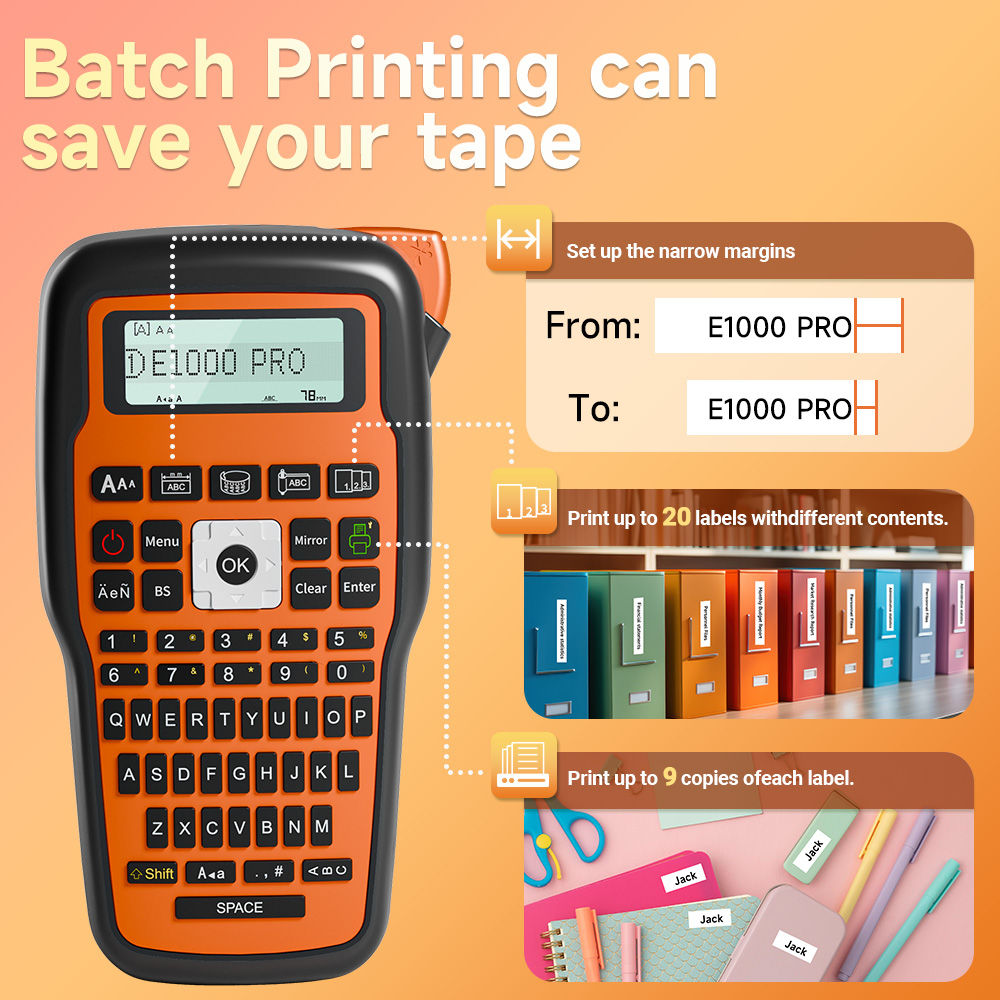 คีย์บอร์ด QWERTY E1000 เครื่อง - Commercial Printing Types บทวิจารณ์และราคา