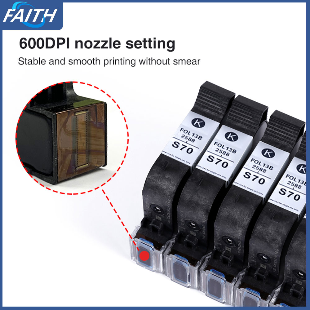 Faith 6 ชิ้นตลับหมึกเครื่องพิม - Eco Solvent Ink Cartridge บทวิจารณ์และราคา