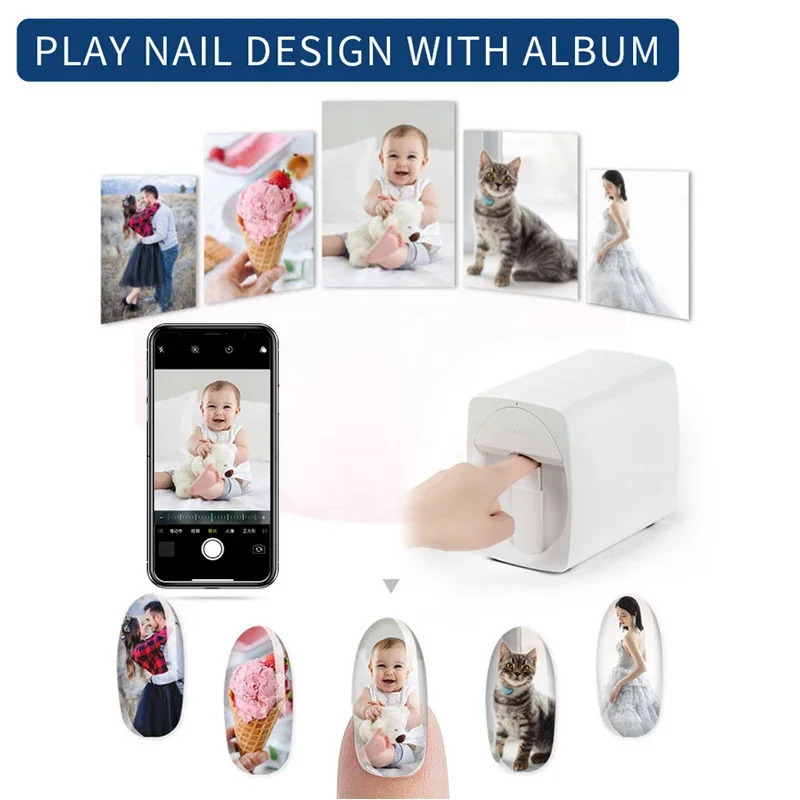 ต้นฉบับเครื่องพิมพ์เล็บมือถือ  - Commercial Nail Printing Machine บทวิจารณ์และราคา