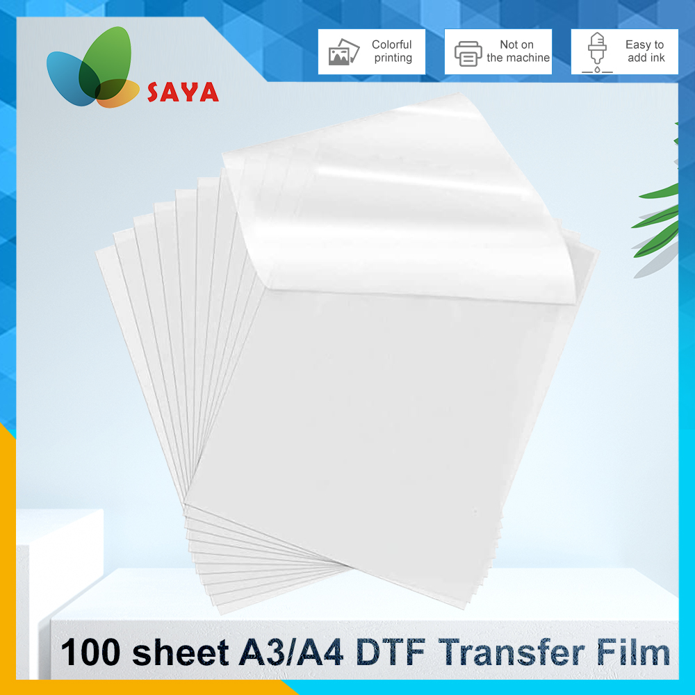 50/100 ชิ้นฟิล์ม DTF A3/A4 ฟิล - Commercial Printing Paper บทวิจารณ์และราคา