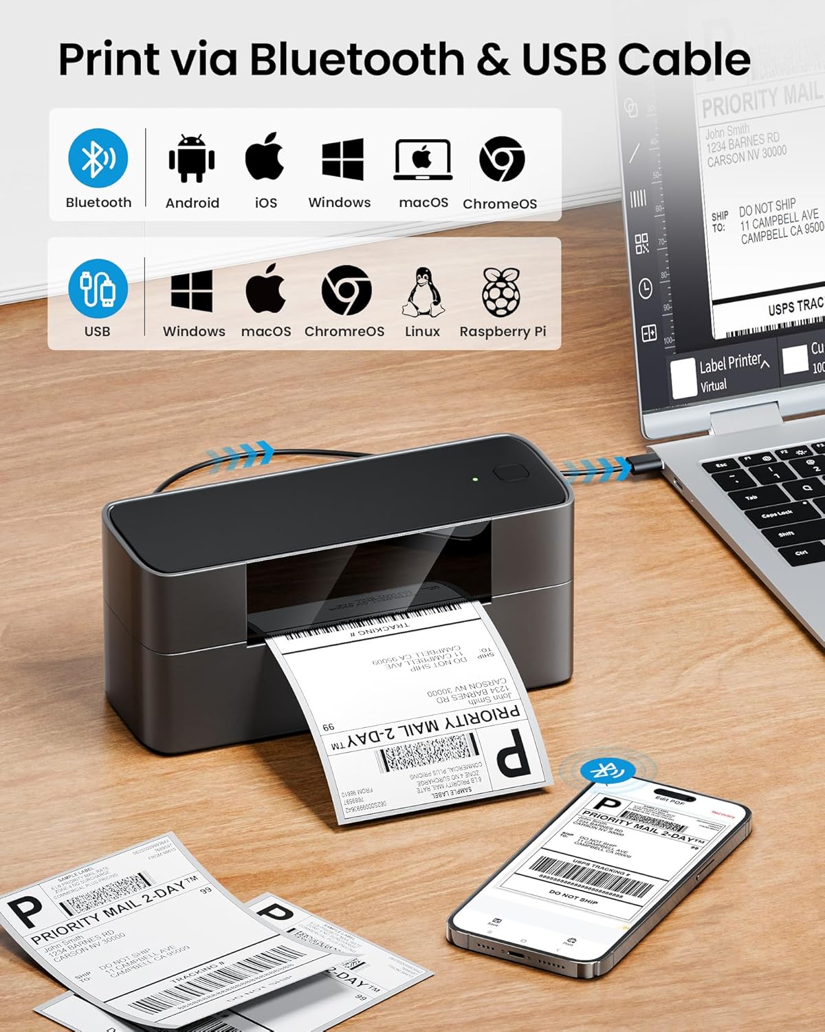 เครื่องพิมพ์ฉลากขนส่ง Markfiel - Commercial Printing Types บทวิจารณ์และราคา